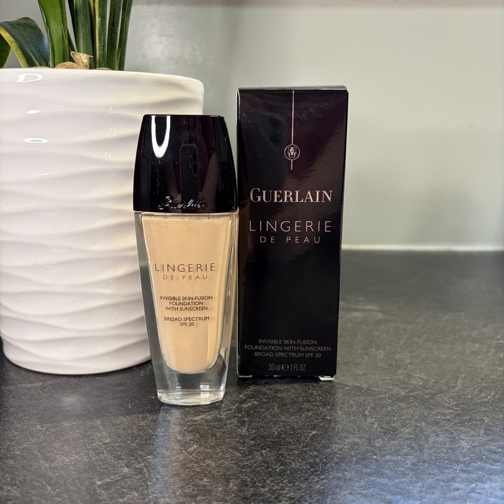 NEW Guerlain Lingerie De Peau Invisible Skin Fusion Foundation 12 Rose‎ Clair